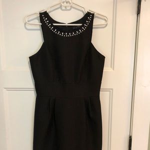 Max and Cleo sleeveless black dress.
